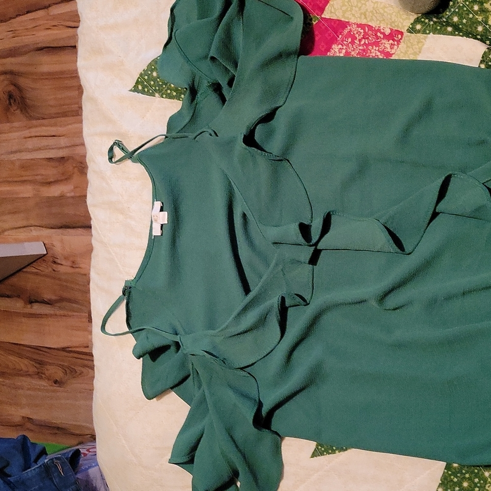 Charming Charlie's Green Shirt